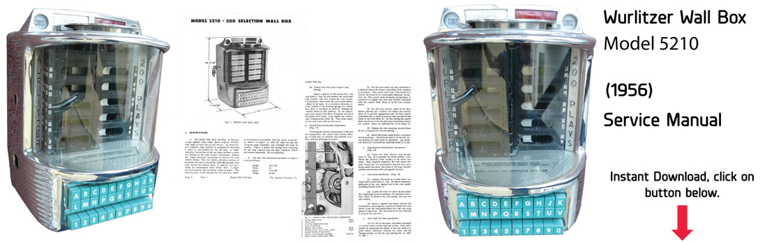 Wurlitzer Wall Box Model 5210 (1956) Service Manual