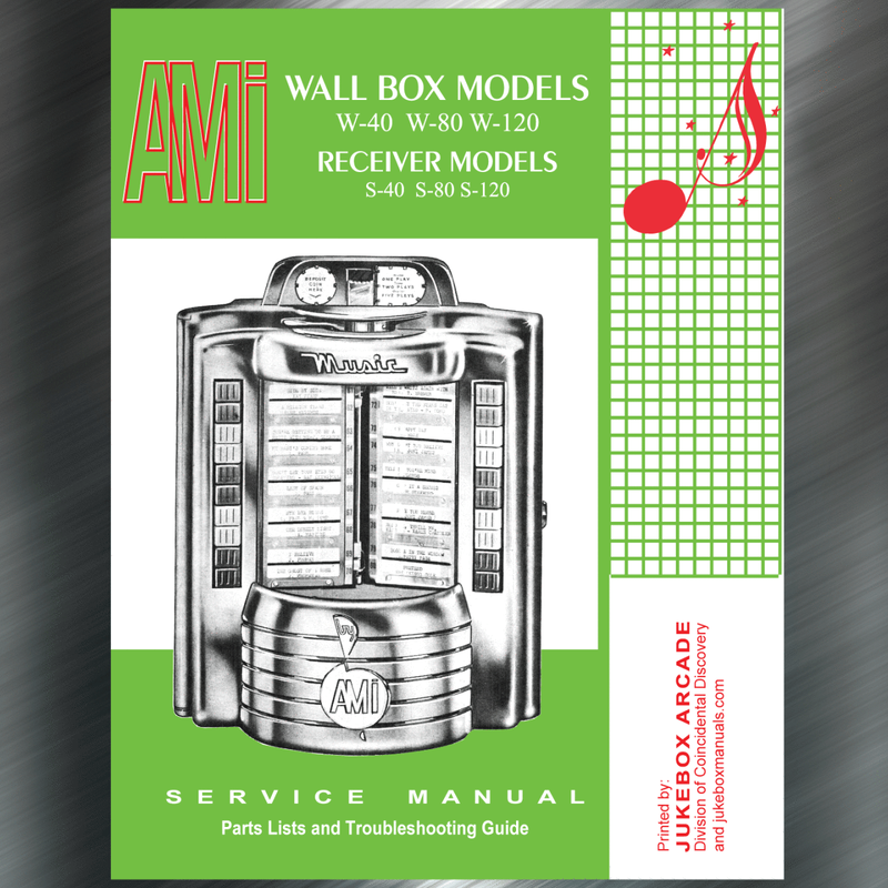  AMI Wall Box W-40-80-120 and Receiver S-40-80-120 Service Manual