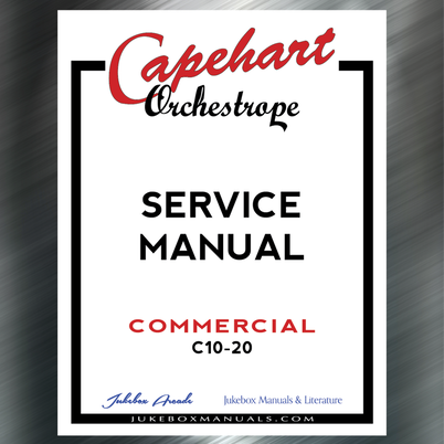 Capehart Orchestrope C10-20 (1937-38) Service Manual​