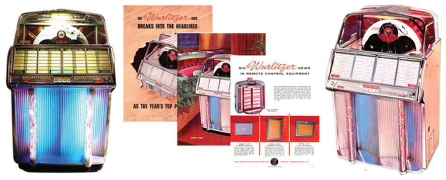 Wurlitzer Model 1800, 104 Selections  Service Manual & Parts List