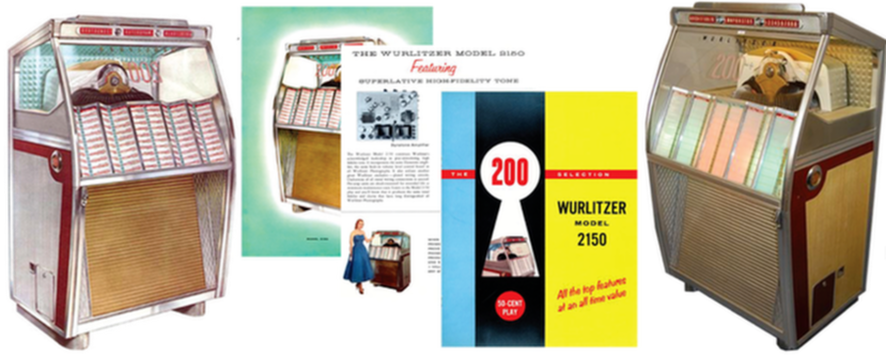 Wurlitzer Model 2150 Service Manual and Parts Catalog 