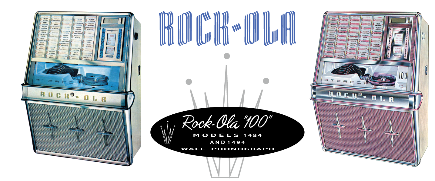 Super Rare! Rock Ola Models 1484 and 1494 Service Manual, Installation and Instructions , Parts Catalog 