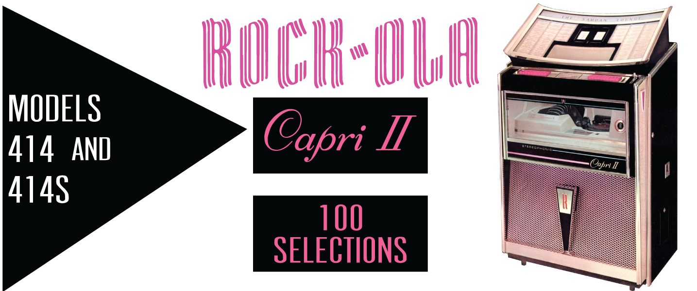 Rock-Ola 414 Capri II Service Manual, Parts Catalog