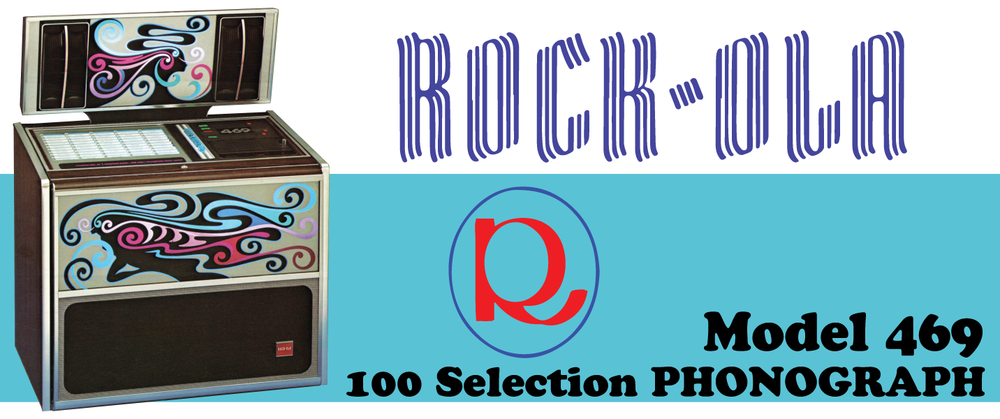 Rock Ola Model 469 - 100 Selection  Complete Service Manual, Complete Parts Lis