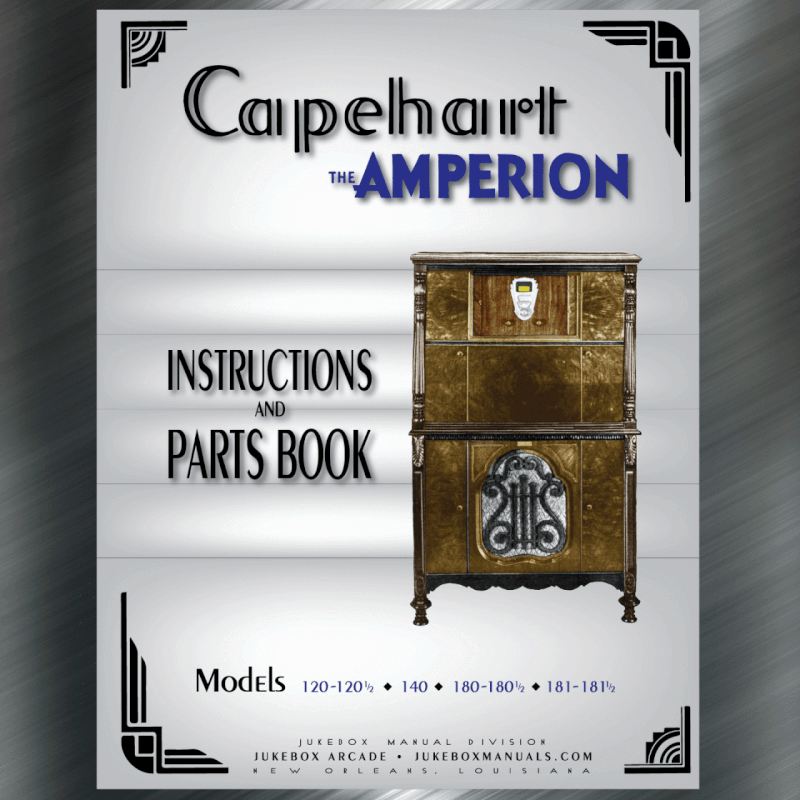 Capehart Amperion Instruction and Parts Manual Models 120, 140, 180. 181 Series
