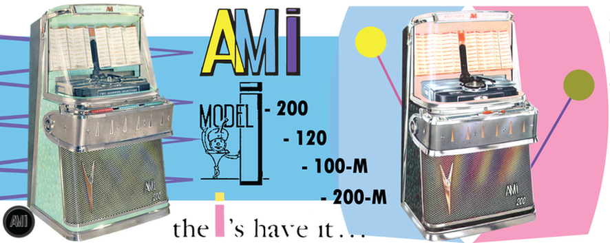 AMI  Model I JCI-100, JBI-120,  JAI-200 (1958)  Manual & Brochure