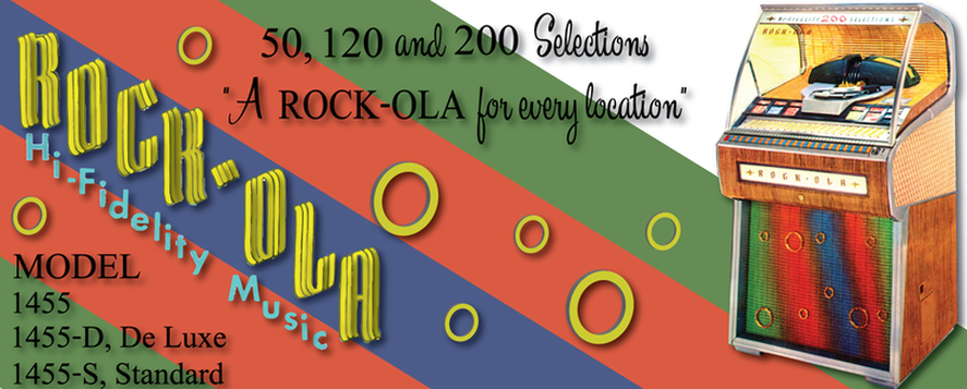 Rock Ola 1455 Series (1957) Installation, Service and Parts Manual 