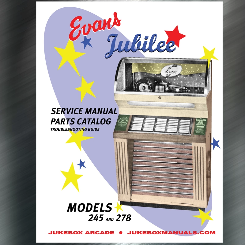 Evans Jubilee Models 245 and 278 Service and Parts Manual