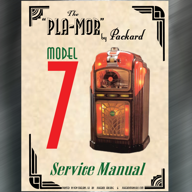 Packard Pla-Mor Model 7 Service Manual