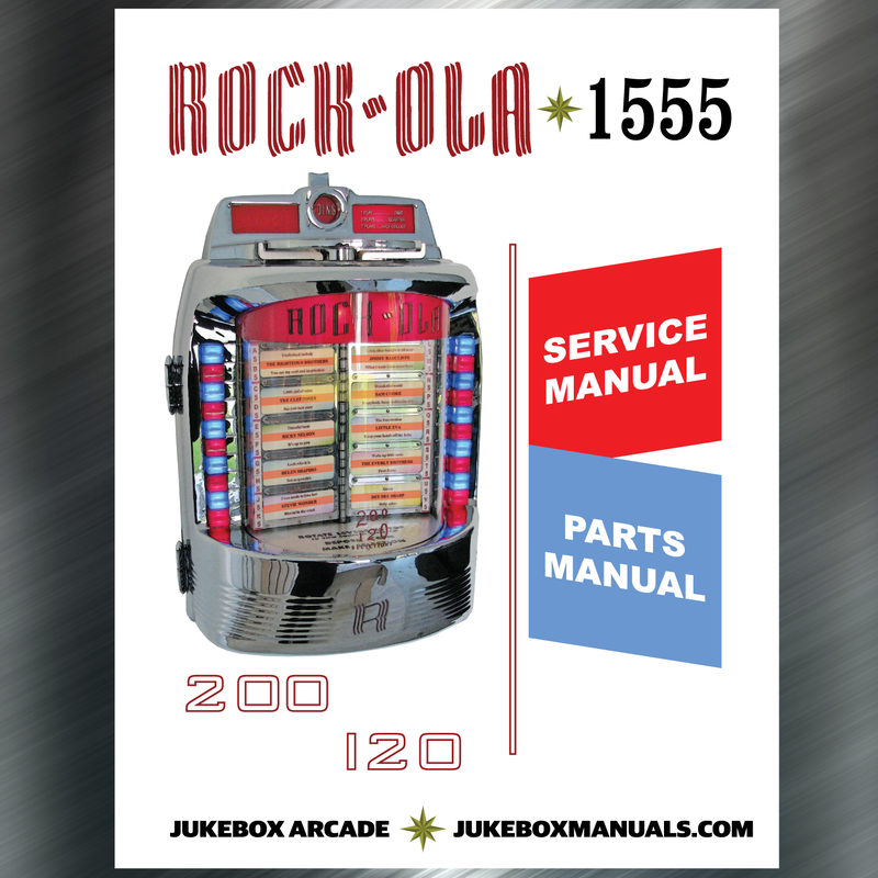 Rock-Ola  1555 Wall Box Service Manual and Parts Lists