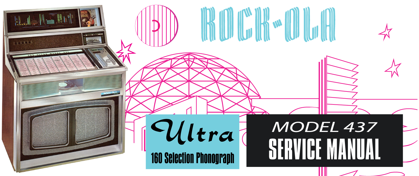 Rock-Ola 437 - 160 Selection  Service Manual & Parts List