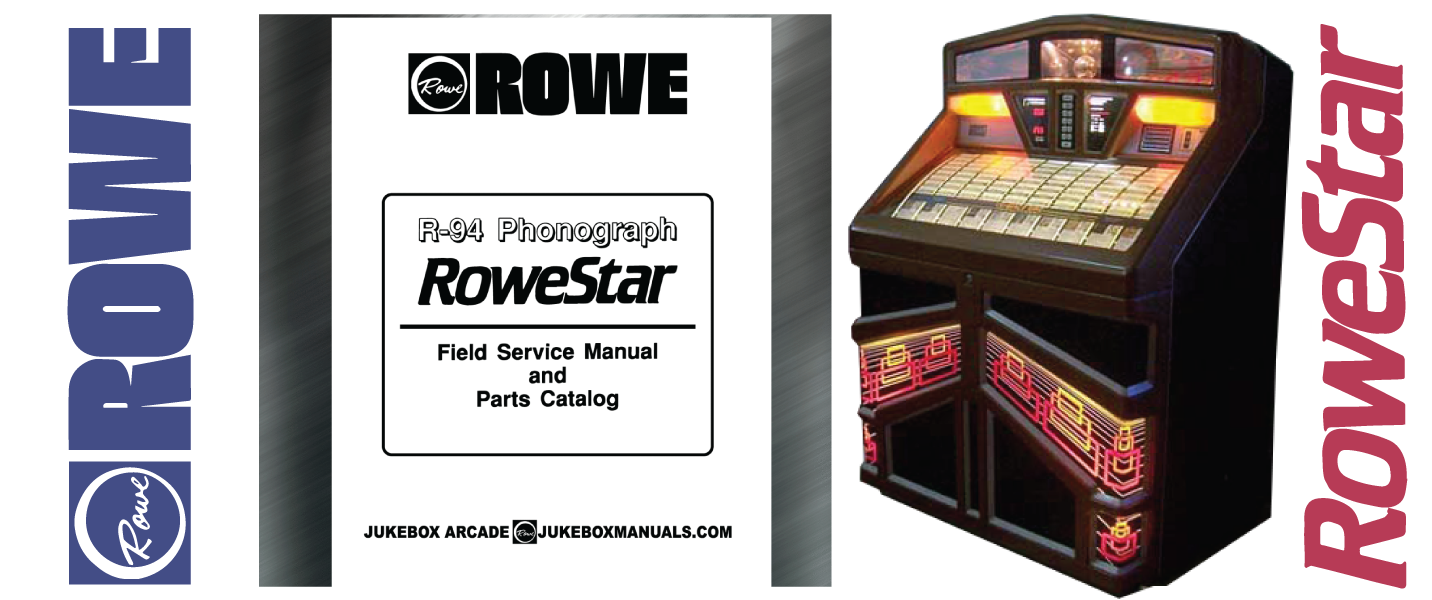 ROWE Model R-94 Service Manual and Parts Lists
