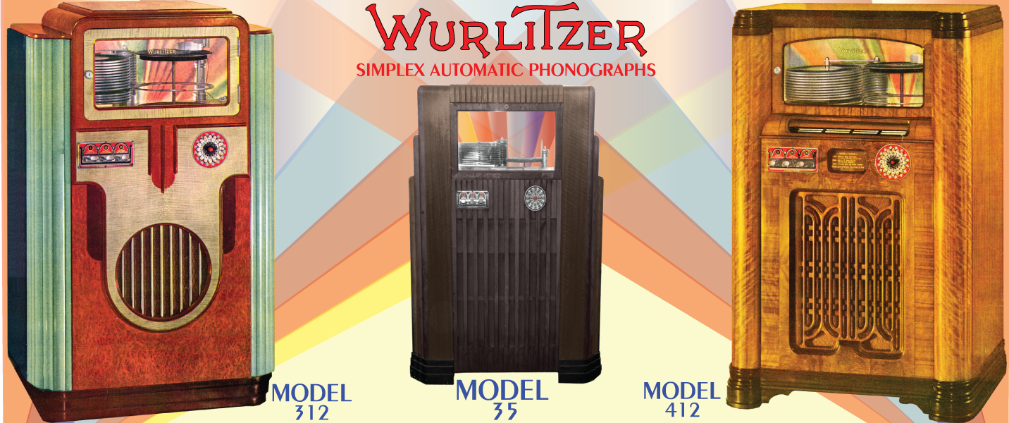 WURLITZER Simplex Models 312, 412 and 35 Service Manual and Parts List