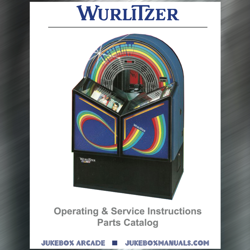 Wurlitzer Tower Model “Rainbow” CDM12 / CD2 Service Manual and Parts Catalog